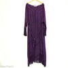 Purple Crochet Stripe Dress (Roaman's)