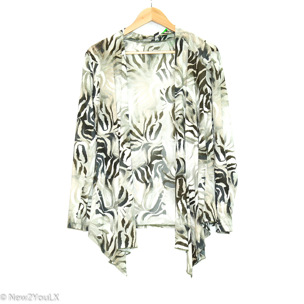Coral Stitch Pattern Open Cardigan (Chicos) new2you lx