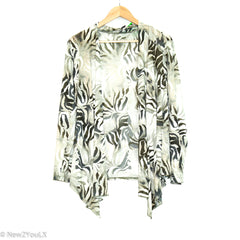 Coral Stitch Pattern Open Cardigan (Chicos) new2you lx