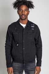 KDNK Black Destroyed Slim Fit Skinny Jeans