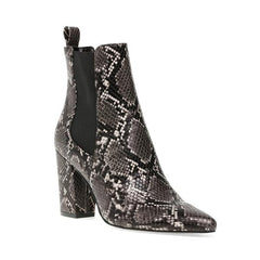 Subtle Grey Snake Boots