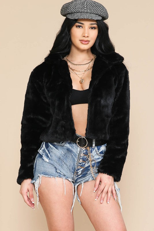 Faux Fur Foxy Coat