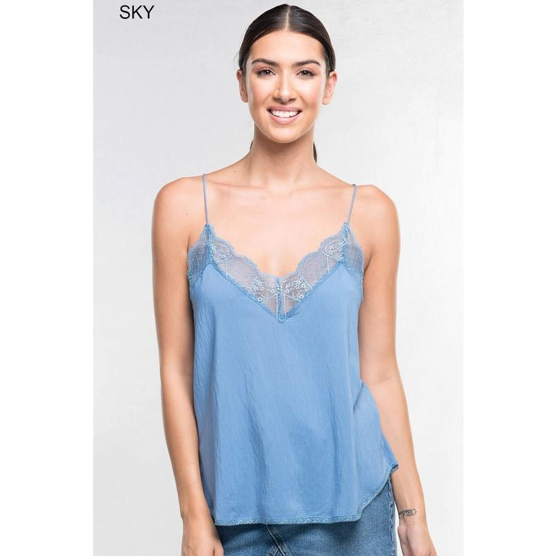 Lingerie Inspired Camisole (Love Stitch) - New2Youlx