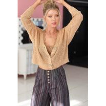 Sheer & Delicate Slouchy Sweater (Orangeshine) - New2Youlx
