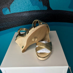 Michael Kors Gold Wedges