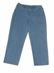 Crazy Horse Light Wash Wide Leg Jeans