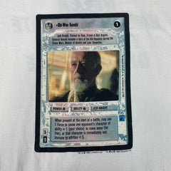 Hanes Vintage Star Wars Trading Card Obi Wan Tee