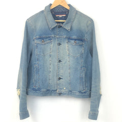 Tommy Hilfiger Womens XXL Cropped Denim Jean Jacket