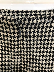 Burberry London Houndstooth Plaid Pencil Skirt