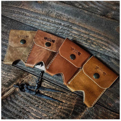 (Bweiss) Leather Flap Snap Wallet - New2You Lx