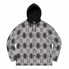 Supreme Hooded Shadow Plaid Shirt