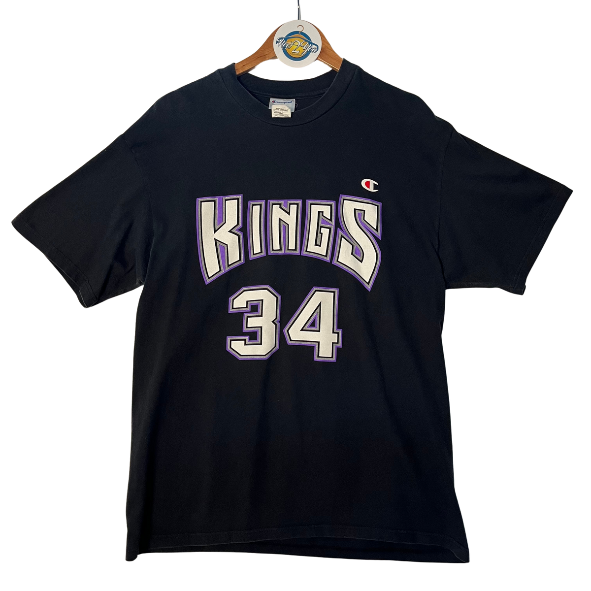 Black Sacramento Kings Tee - 34 Williamson