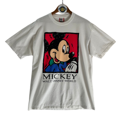 Vintage 90s Mickey Mouse Walt Disney World Graphic Tee – New2You LX Vintage 90s Mickey Mouse Walt Disney World Graphic Tee – New2You LX