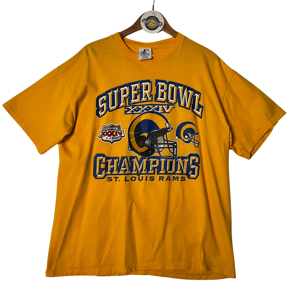 Vintage Tee 2000 Superbowl Champions St. Louis Rams