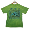 Neon Green Lava Rock Tee 'Honu Hawaii' - Gildan