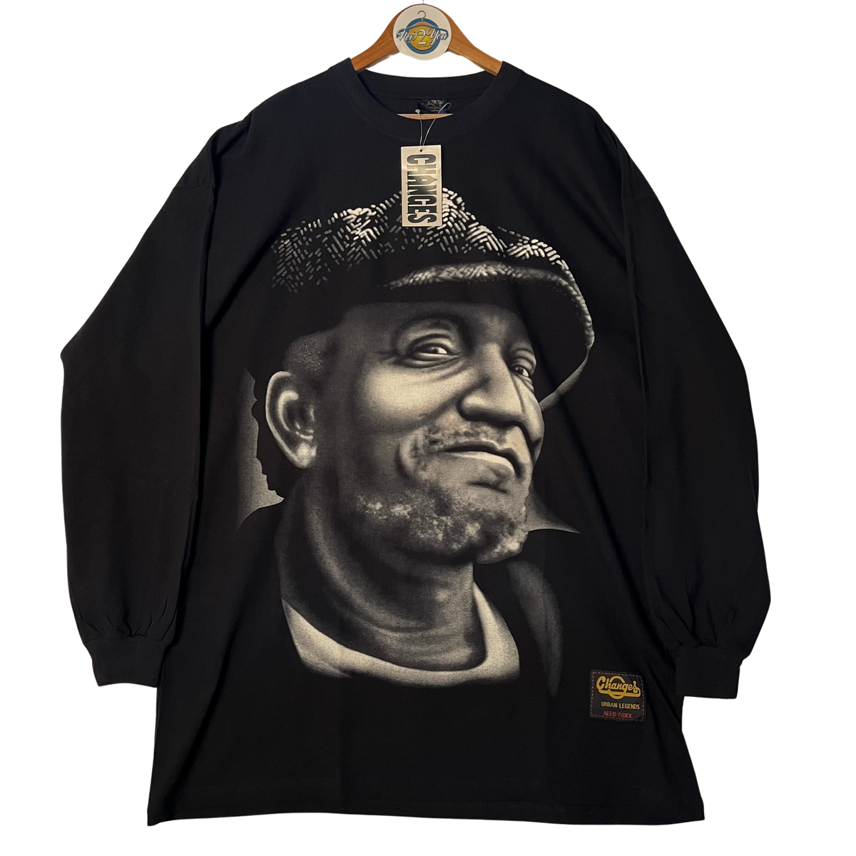 Deadstock Redd Foxx Big Face Long Sleeve Graphic Tee - Changes