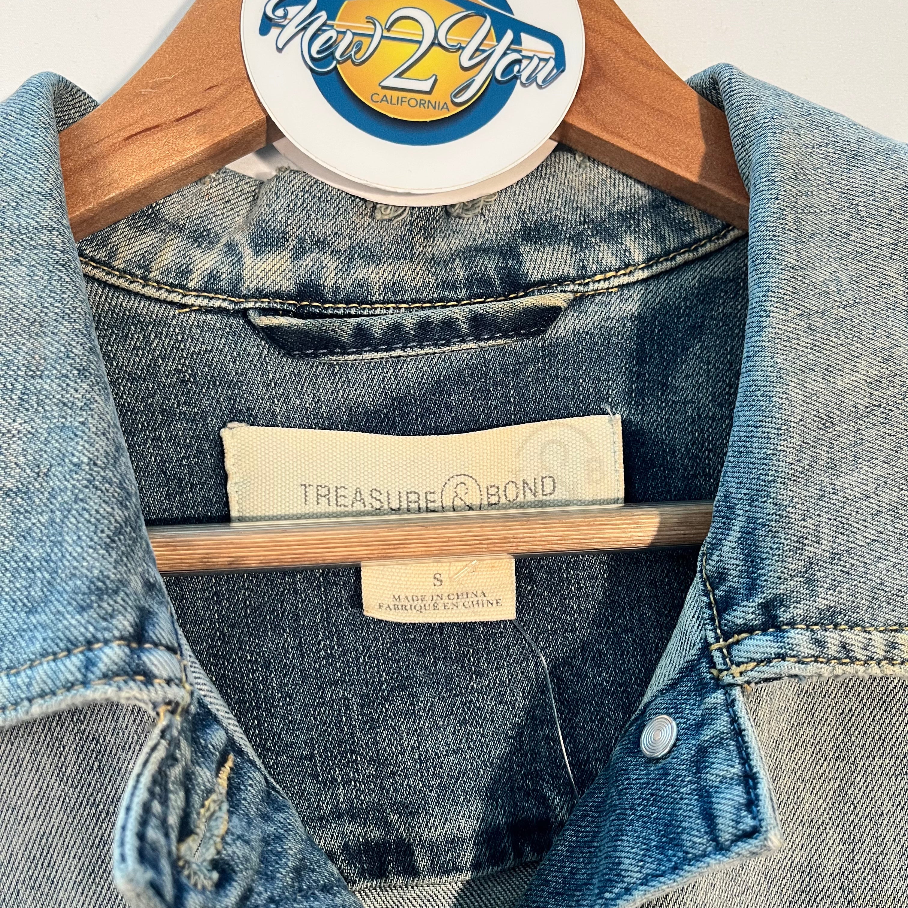 Treasure & Bond Light Stone Wash Denim Jacket