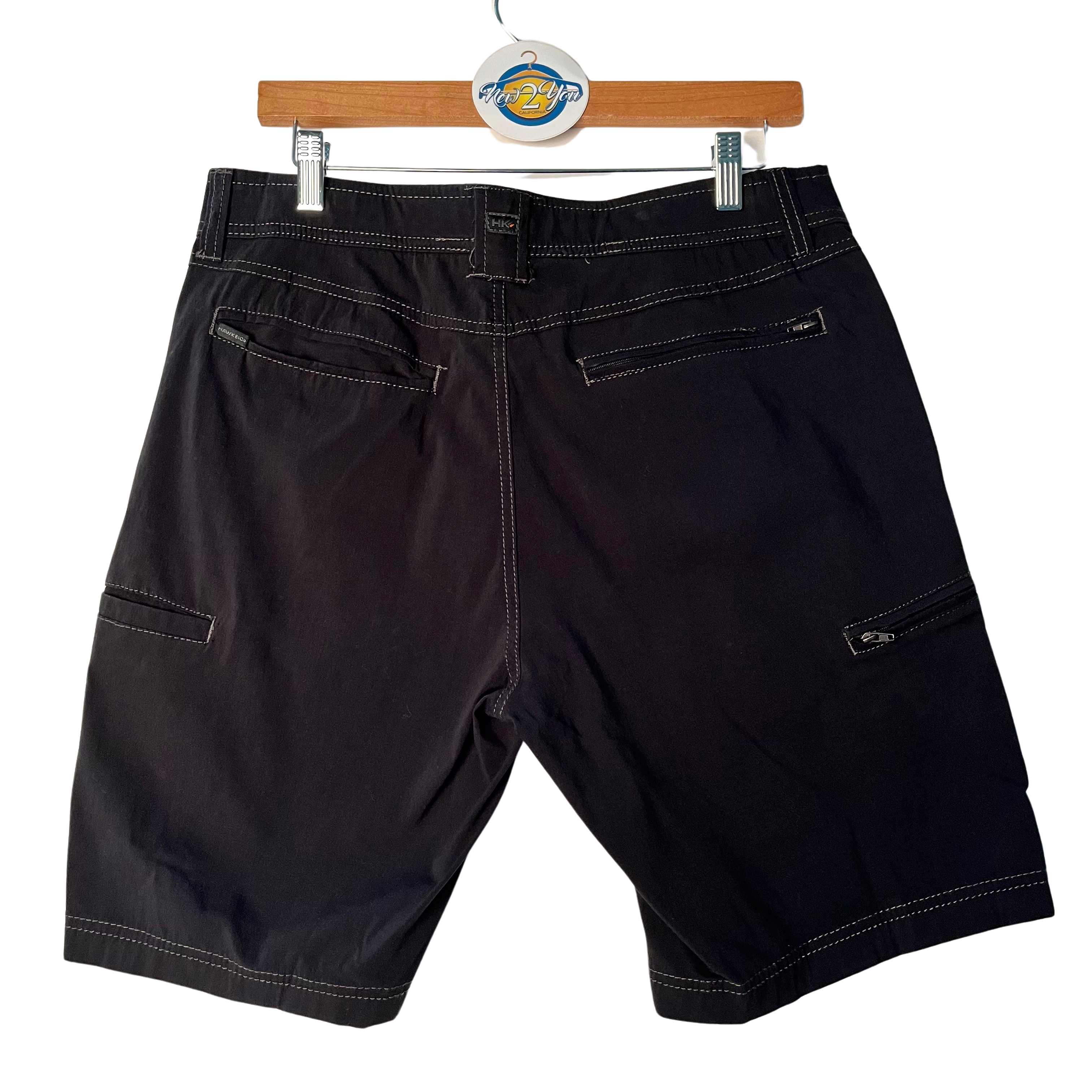 Hawke&Co. Black Cargo Shorts