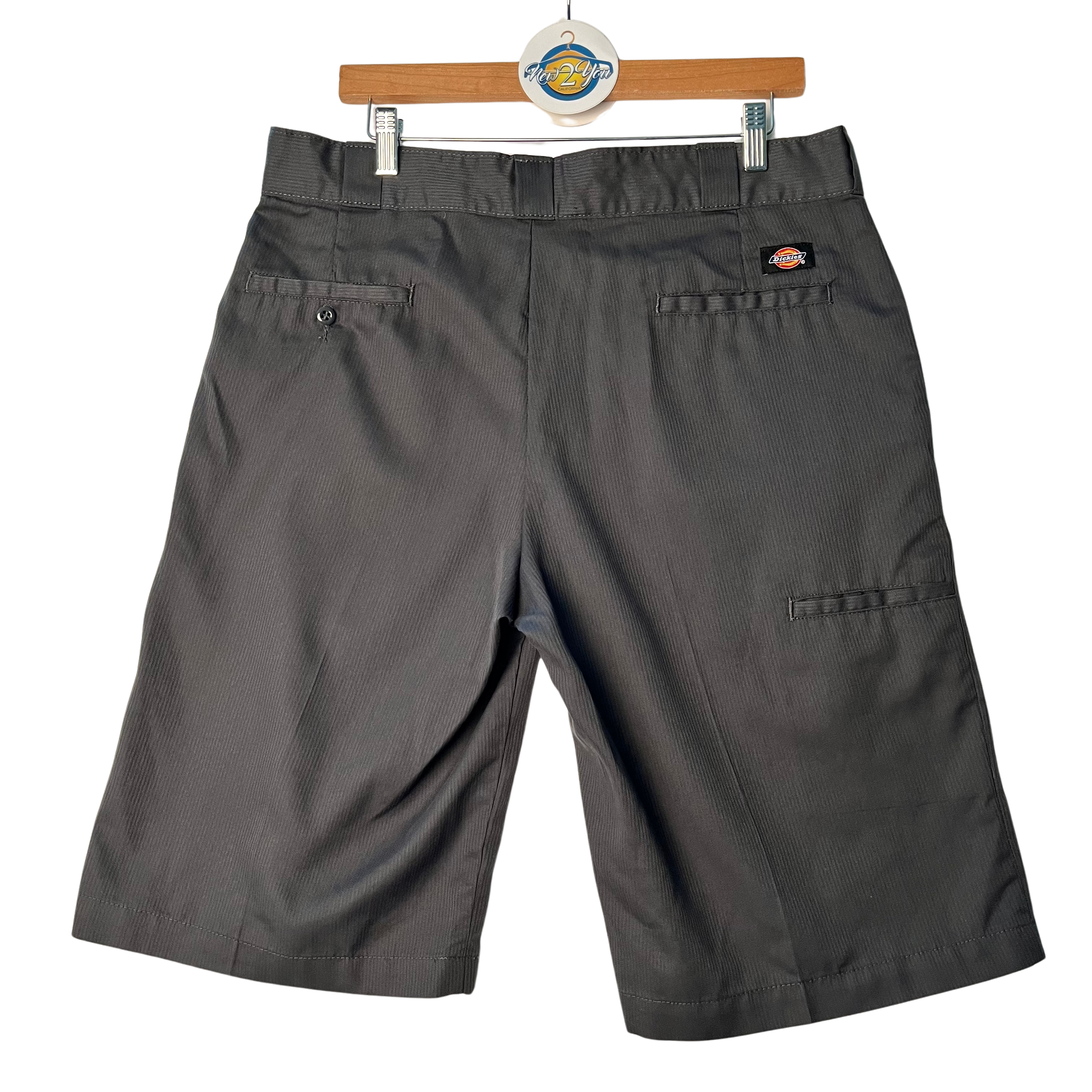 Dickies Grey Pinstripe Chino Shorts