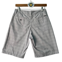 Grey & White Plaid Board Shorts (Quicksilver)