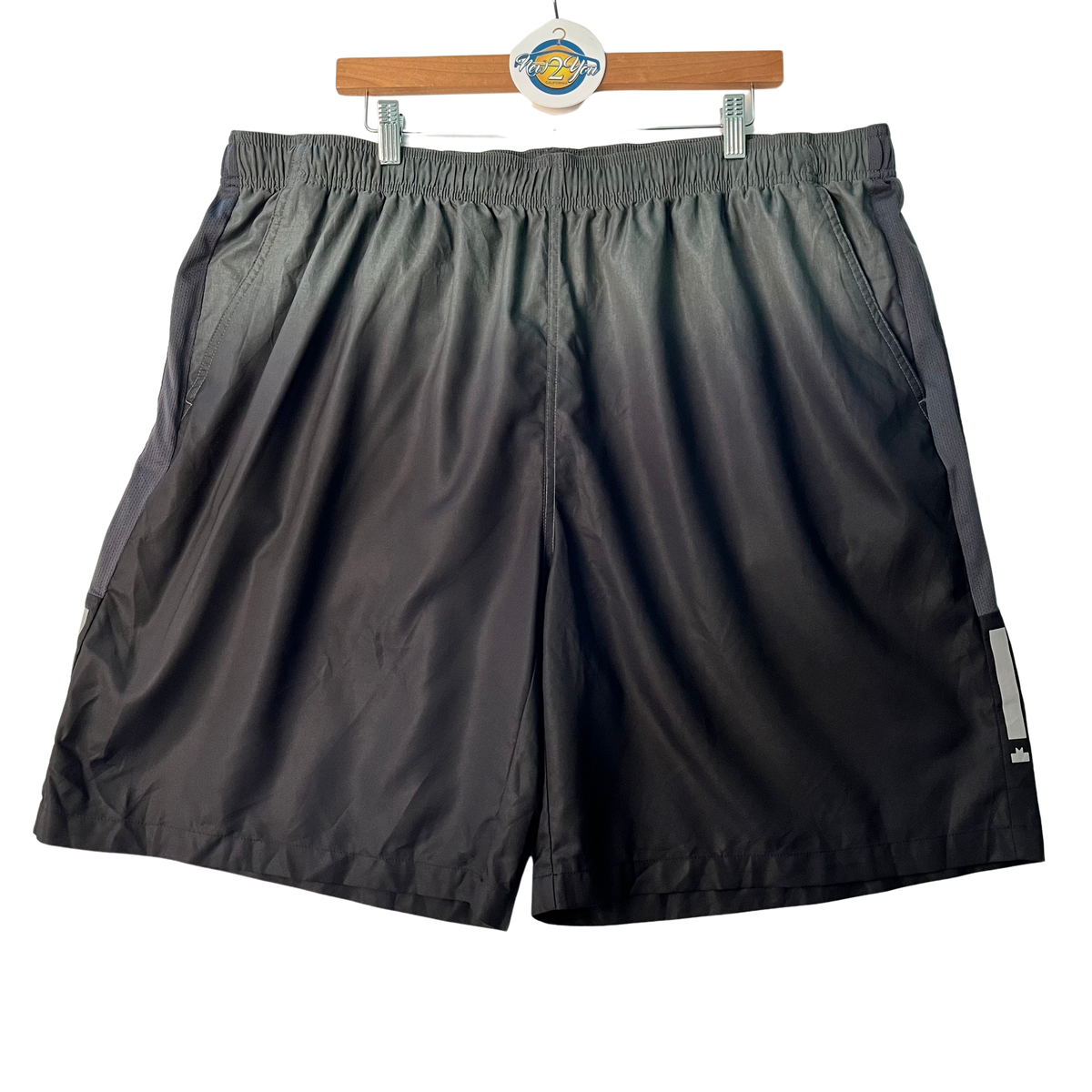 Grey & Black Ombre Basketball Shorts (MSX)