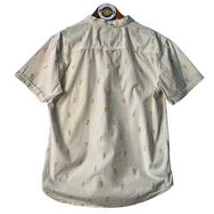 White Pineapple Print Button Up (MBX)