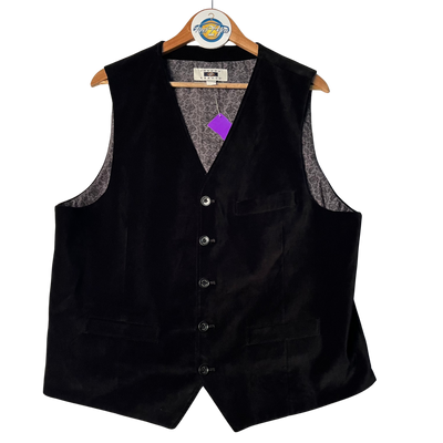 Joseph Abboud Black Velvet Vest