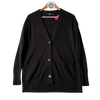 Black Button Down Cardigan (Uniqlo)