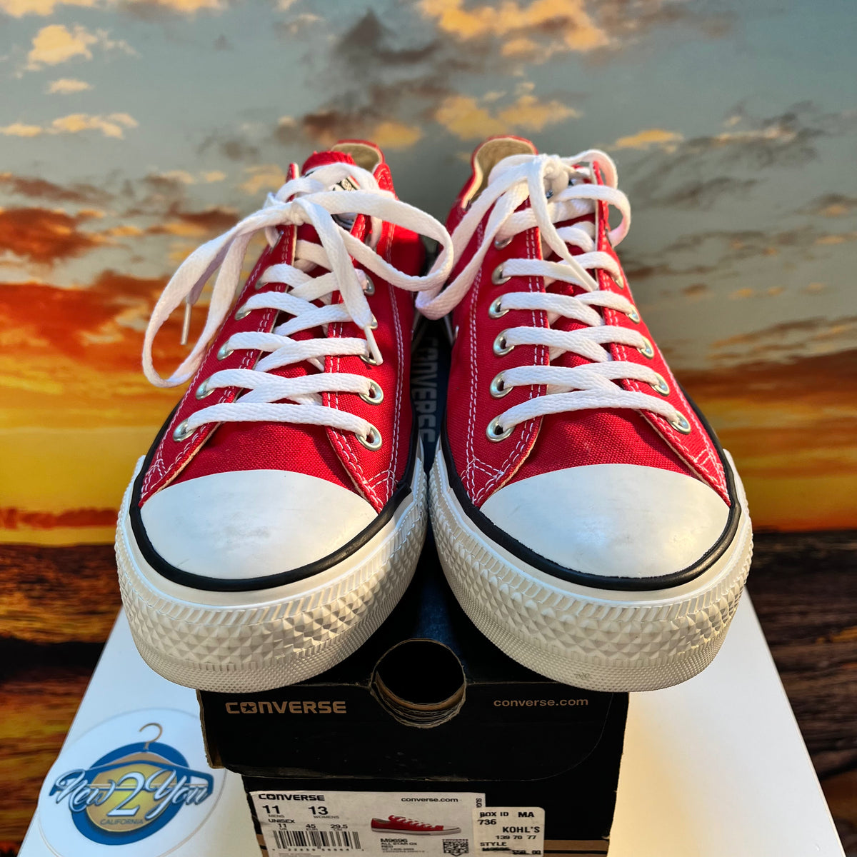 Converse Chuck Taylor All Star Low Sneaker Red Size 11 M 13 W
