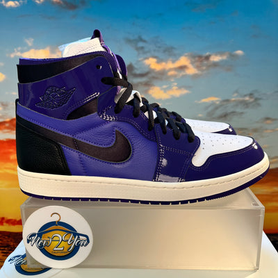 Wmns Air Jordan 1 Zoom Comfort 'Court Purple Patent'