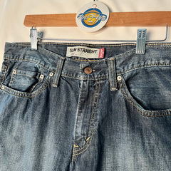 Men's 514 Dark Blue W/Yellow Stitch (Levi's)