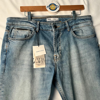 Premium Medium Wash Denim Jeans (Zara)