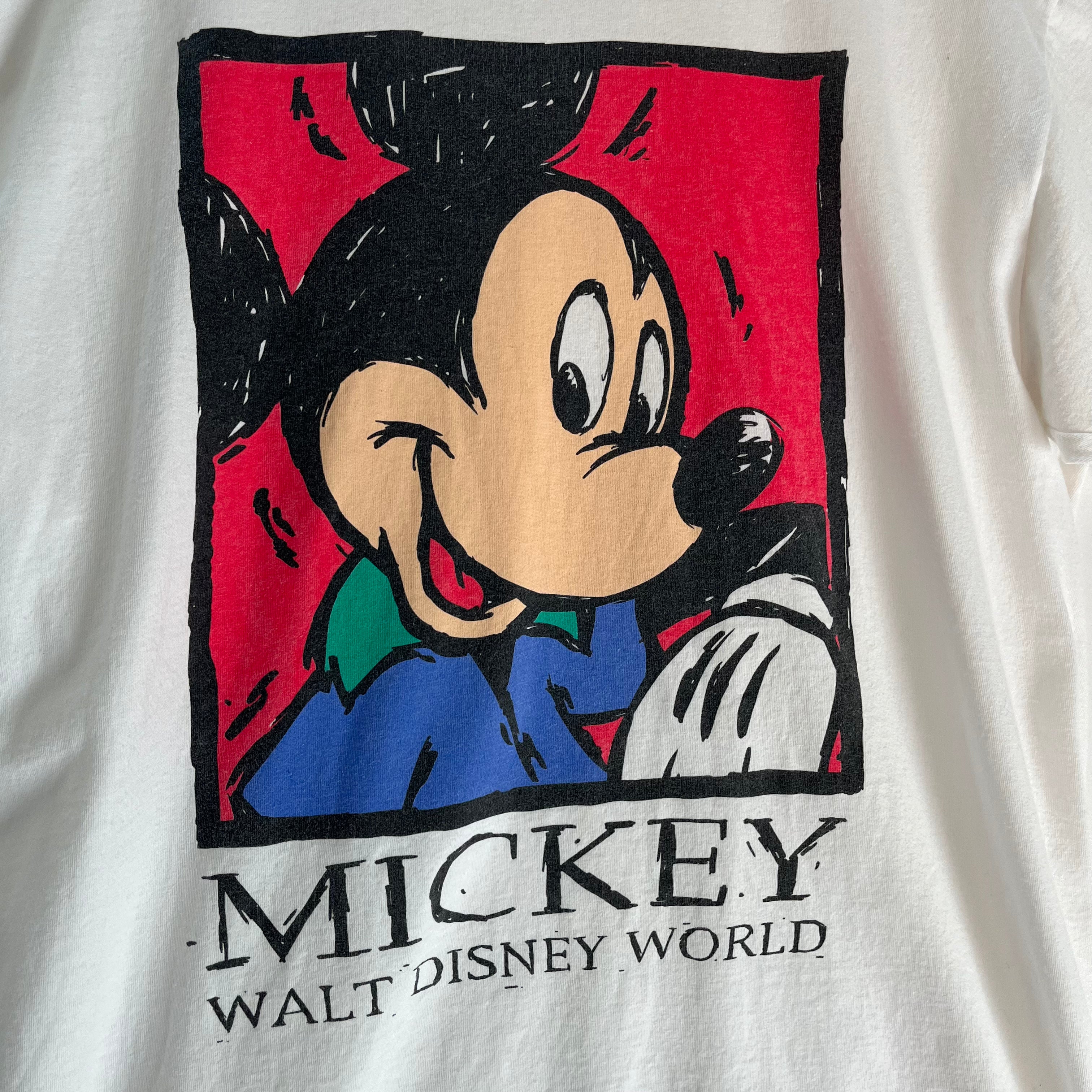 Vintage 90s Mickey Mouse Walt Disney World Graphic Tee – New2You LX Vintage 90s Mickey Mouse Walt Disney World Graphic Tee – New2You LX