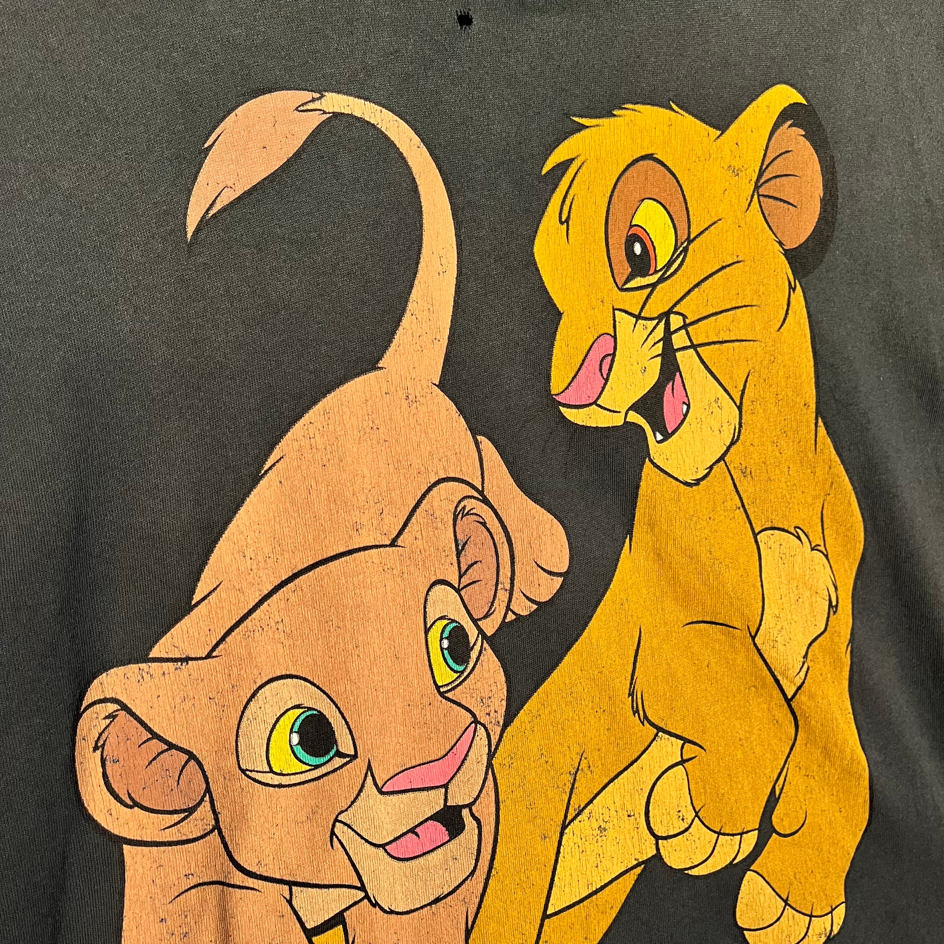 Disney The Lion King Simba & Nala Graphic Tee - Black