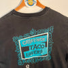 VTG '93 Hanes Taco Bell Bullwinkle 'Greetings Taco Lovers' Graphic Tee - Black