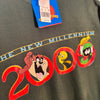 Y2K Looney Tunes 'The New Millennium' 2000 - Green Crewneck Sweater