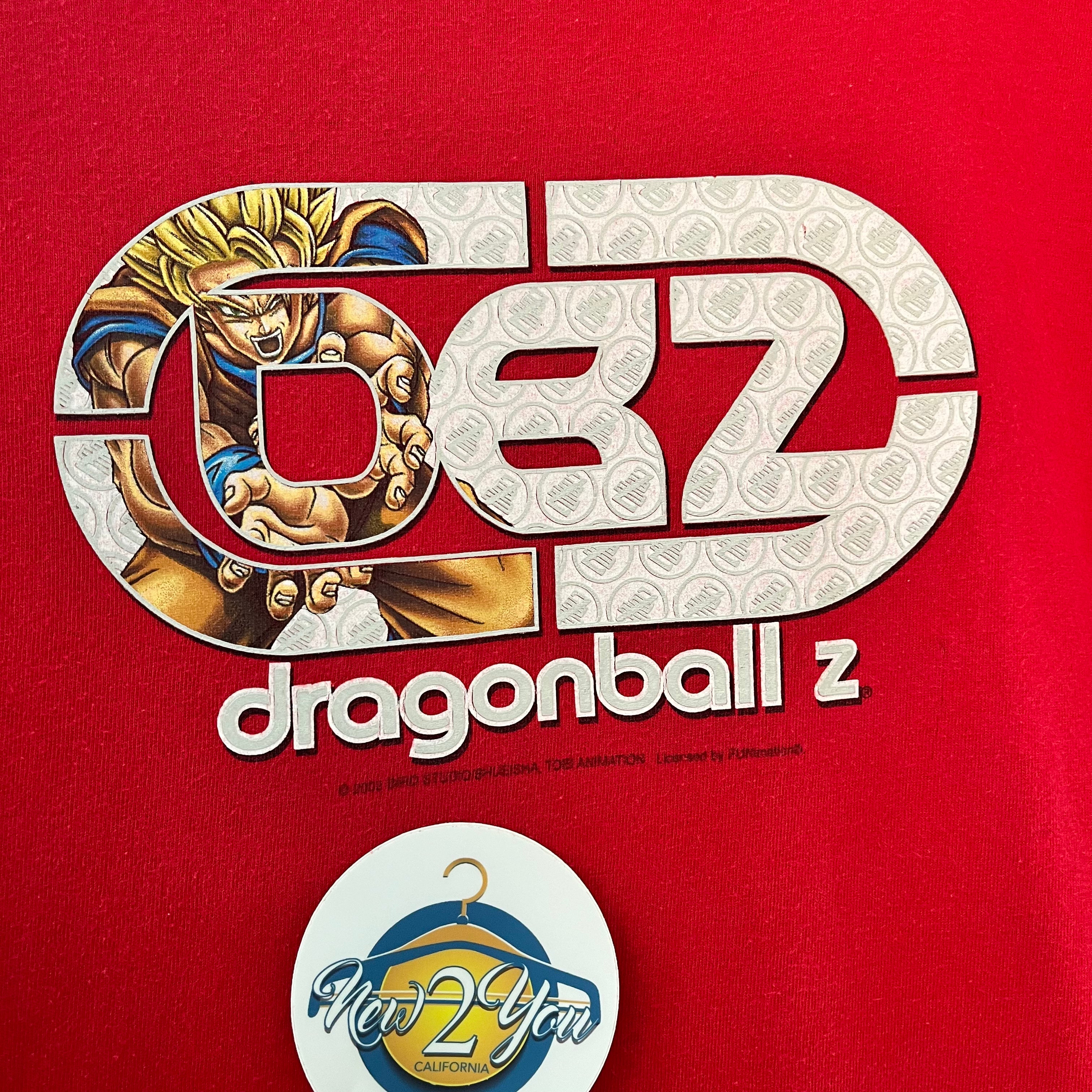 Vintage 2002 Dragonball Z Red Super Saiyan Goku Vintage Tee