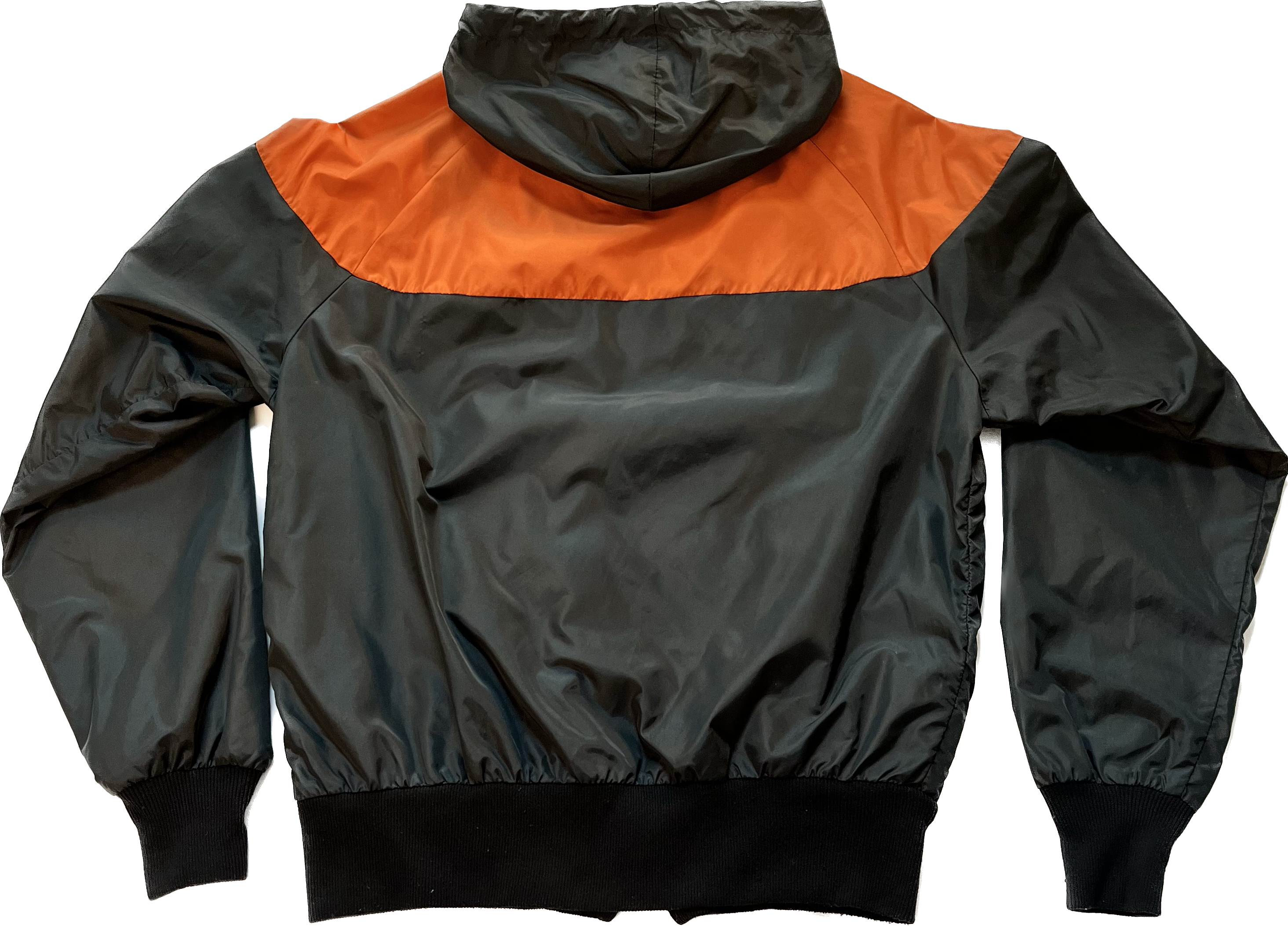 Vintage 80's Orange and Black Nike Windbreaker