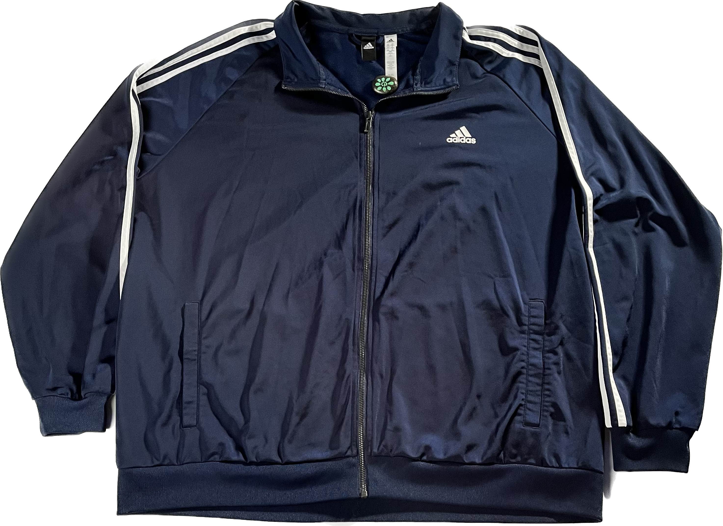 adidas ロングジャケット 150 ネイビー新品 Adidas Track Jacket Blue/White Stripes – New2You LX