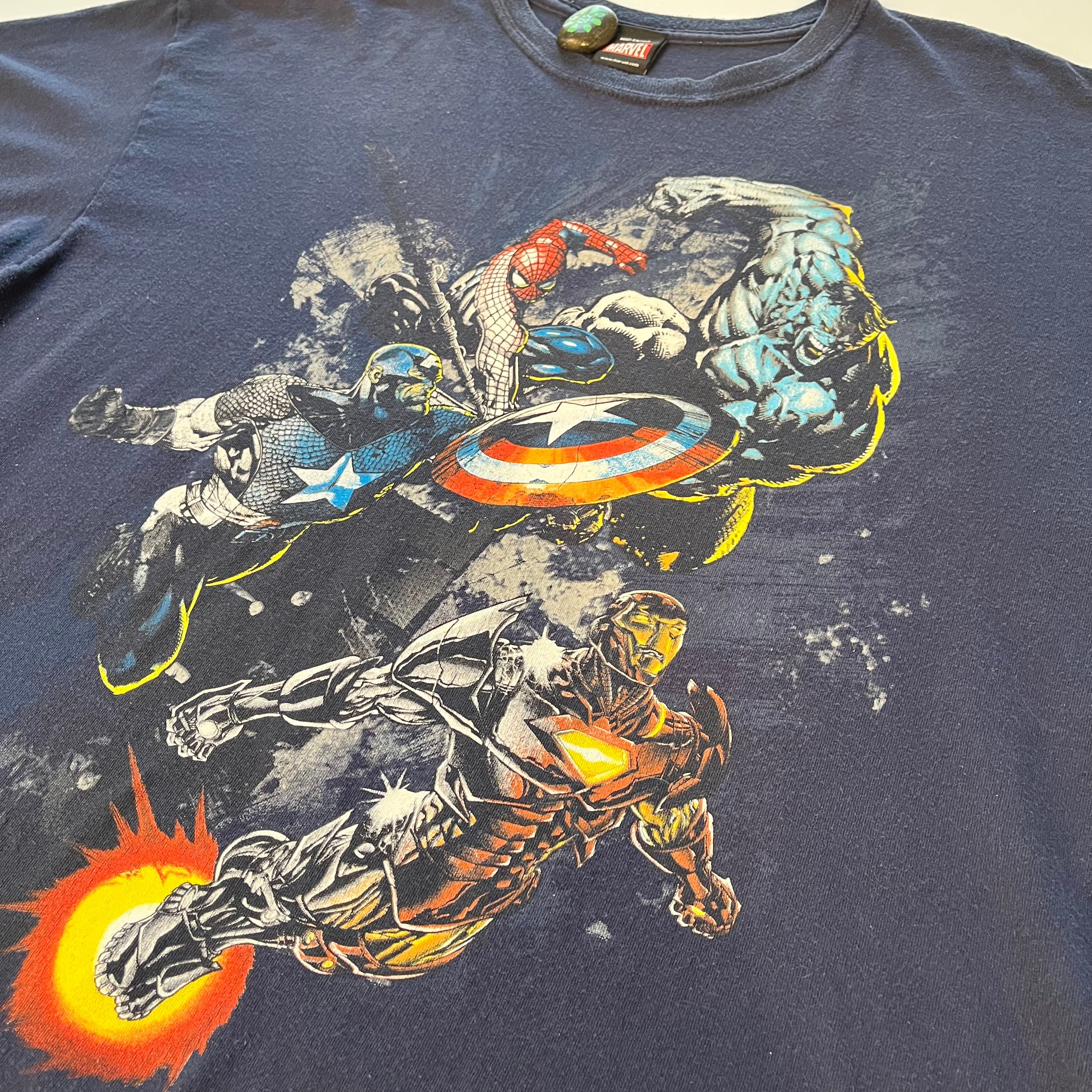 Mad Engine Marvel Graphic Tee 4 Avengers - Blue