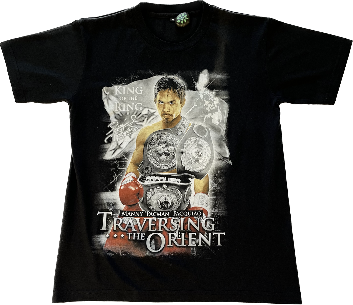 Team Pacquiao 'King of the Ring' Boxing Graphic Tee - Black