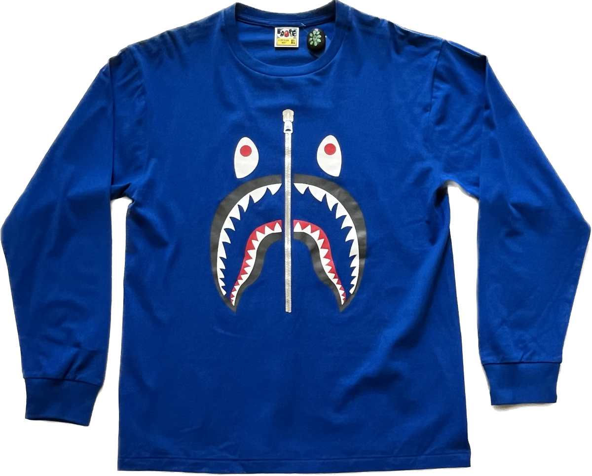 A Bathing Ape Zipper Head Shark Long Sleeve