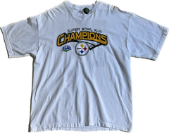 Reebok Steeler Super Bowl XLiii Polamalu 43 T-Shirt Vintage