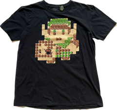 Nintendo Zelda '17 Link Pixel Graphic Tee - Black