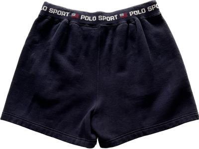 Vintage 90's Polo Ralph Lauren 'Polo Sport' Jogger Shorts - Blue