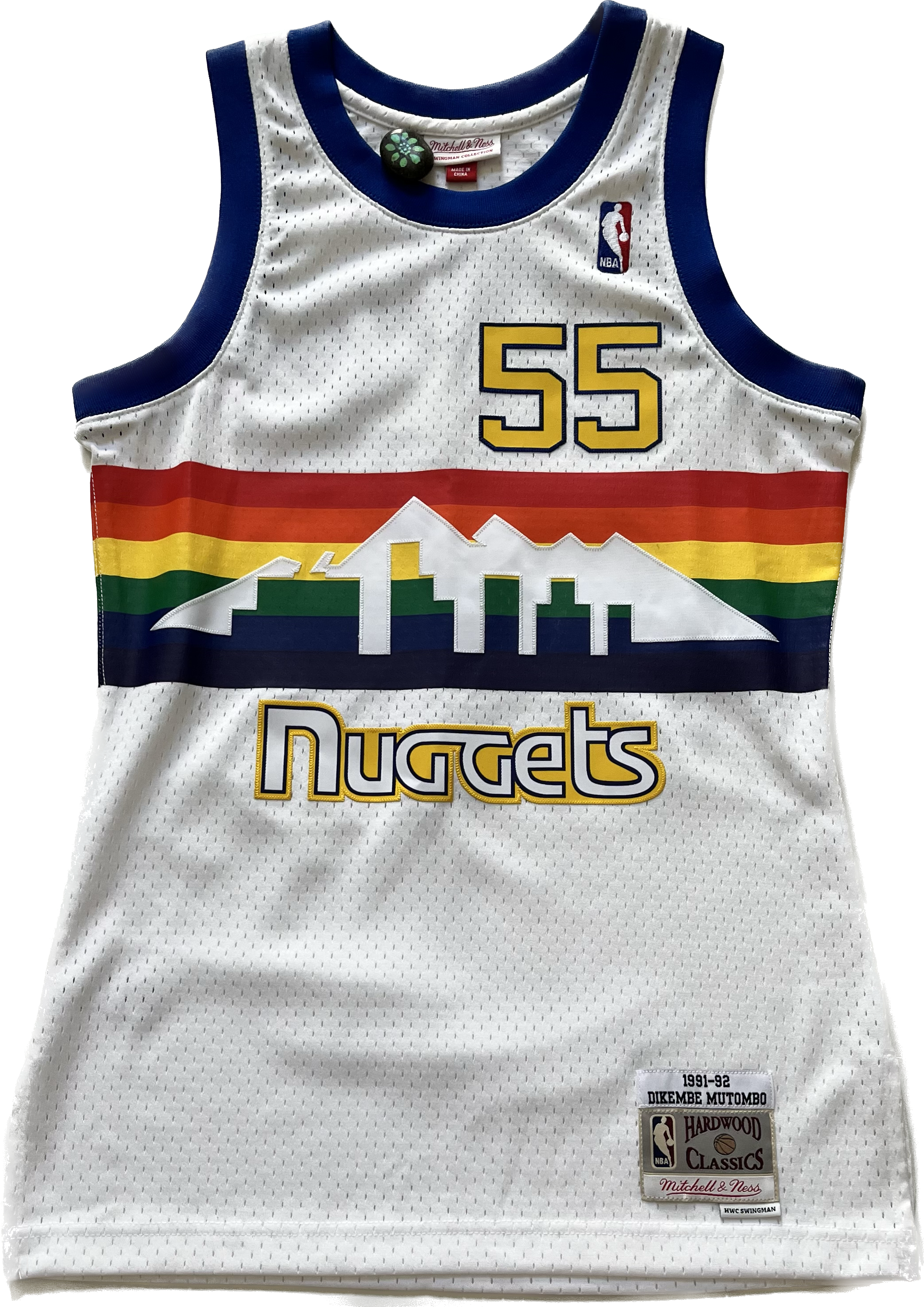 Nuggets Jersey - Mutombo #55 - Mitchell & Ness