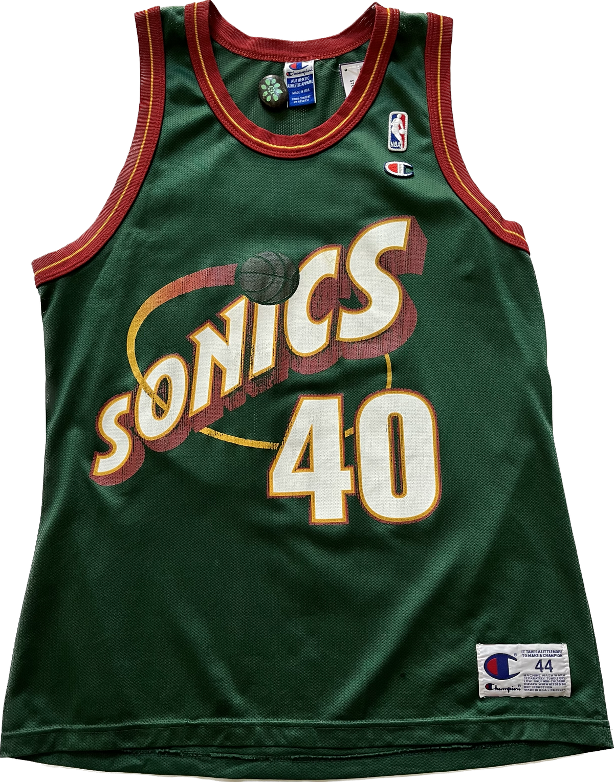 VTG Champion - Sonics Jersey - Kemp #40