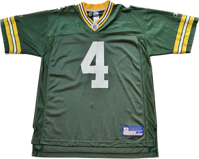 Reebok Brett Favre #4 Green Bay Packers Jersey