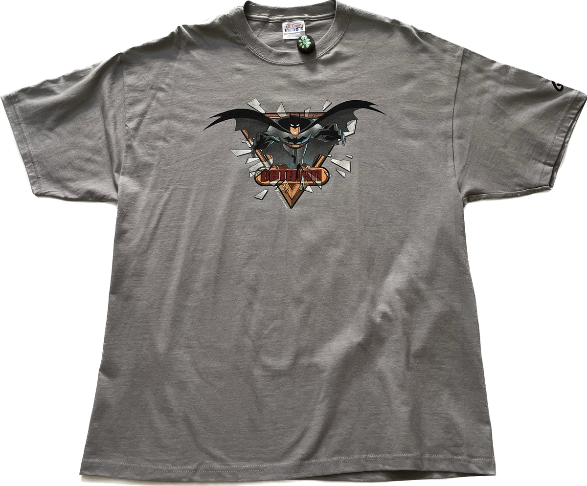 Vintage '01 Batman Hanes Tee - Grey