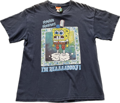 Vintage '02 Spongebob SquarePants 'I'm Reaaaady!' Tee - Blue